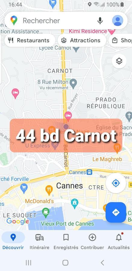 Cannes Carnot 2 Zewnętrze zdjęcie